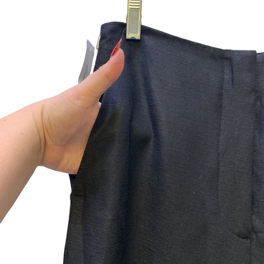 NWT Wilfred Sonata Linen Pants Black Size 8 - Picture 4 of 6